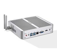 KINGDEL Mini Ordinateur de Bureau, Mini PC sans Ventilateur, processeur Core i3 Dual Core 8e génération, 8 Go de RAM DDR4, SSD 128 Go, 4096x2304, Port HD, LAN, VGA, 4xUSB 3.0, Wi-FI
