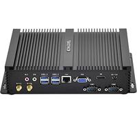 KINGDEL Mini PC Fanless, Nettop Puissant avec processeur Core i7 11e gén., Barebone, 4K 4096x2304, Wi-FI 6E + BT 5.2, Port HD, VGA, 2xCOM RS232, Gigabit Ethernet, boîtier en métal