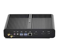 KINGDEL NC860 Mini Ordinateur de Bureau, Fanless Micro PC avec Core i7 11th Gen CPU, 16GB DDR4 RAM, 128GB NVMe SSD, 4K: 4096x2304, HD, DP, Gigabit Ethernet, Wi-FI 6E(Gig+) + BT 5.2