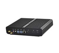 KINGDEL NC860 Mini-Ordinateur de Bureau, Mini PC sans Ventilateur avec processeur Core i7-10510U 10e génération, 8Go de RAM, 128SSD GB, 4K 4096x2304, Port HD, DP