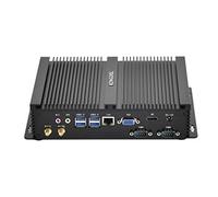 KINGDEL Tiny Nettop/HTPC, Mini-Ordinateur de Bureau avec processeur Core i7, 16 Go de RAM, SSD de 128 Go, 2xCOM RS232, 4xUSB 3.0, HD, VGA, Wi-FI, Boîtier en métal