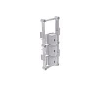 kingdhome, bouton lave-linge poussoir blanc (ensemble de 3 sur support ) bora