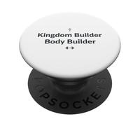 Kingdom Bodybuilder Faith Bible, haltérophilie PopSockets PopGrip Adhésif