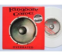 Kingdom Come - Kingdom Come Overrated 7" Polygram KCCV4 EX/EX 1989 picture sleeve, white vinyl, sleeve with numbered sticker