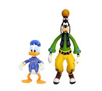 Kingdom Hearts 3 Figurine D'Action Sélectionnée 2-Pack | Dingo & Donald