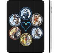 Kingdom Hearts Étui Pour Ipad 2020 (10.2in) Avec Porte-Stylos, Résistant Aux Chocs, Mise En Veille/Réveil Automatique, Coque De Protection Transparente À Trois Volets, Personnage D'anime