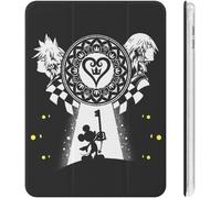 Kingdom Hearts Étui Pour Ipad 2020 (10.2in) Avec Porte-Stylos, Résistant Aux Chocs, Mise En Veille/Réveil Automatique, Coque De Protection Transparente À Trois Volets, Personnage D'anime
