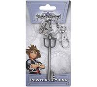 Kingdom Hearts Sword Porte-clés unisexe en alliage de zinc Argenté