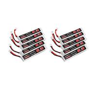 KINGDUO 10 pièces 3.8V 300mAh 40/80C 1S HV 4.35V PH2.0 Lipo Batterie pour Eachine TRASHCAN Snapper6 7 8 US65