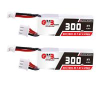 KINGDUO 2Pcs 7.6V 300MAH 50C 2S HV 4.35V PH2.0 Lipo Batterie pour Emax Drone de Course TinyhawkS FPV