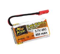 KINGDUO 3.7V 850Mah 1S 45C Batterie Lipo avec La Fiche Jst