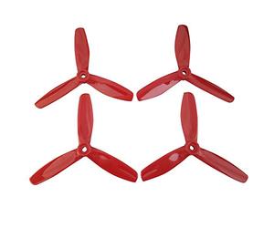 KINGDUO 4Pcs 3-Blade Propeller for Mjx B6 B6W B6F B8 B5W F20 B8 Pro Bugs 6 Bugs 8 Bugs 5 Bugs 5W Rc Drone-Rouge