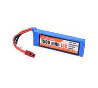 KINGDUO 7.4V 1500Mah 15C 2S Lipo Batterie pour Dtk16 Mt-16 S16 Bx-16 9051 9053 16427 1/16 Modèles De Véhicules De Voiture Rc