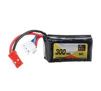 KINGDUO 7.4V 300Mah 60C 2S Lipo Batterie Prise Jst pour Drone De Course Rc FPV
