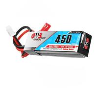 KINGDUO 7.4V 450mAh 2S 80C/160C Batterie Lipo JST Fiche