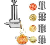 KINGEAGLE Trancheuse en acier inoxydable pour mélangeur KitchenAid, râpe à fromage, trancheuse alimentaire pour mélangeur KitchenAid, accessoires pour Kitchenaid