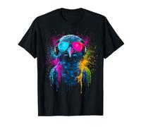 Kingfisher avec Casque et Lunettes de Soleil Art T-Shirt