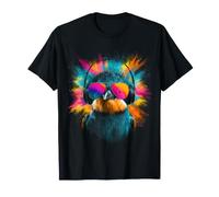 Kingfisher avec Casque et Lunettes de Soleil T-Shirt