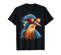 Kingfisher avec des Lunettes de Soleil Cool T-Shirt