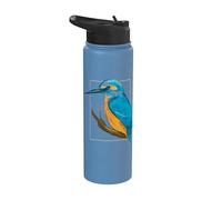 Kingfisher | King Fisher | Oiseau Stainless Steel Insulated Water Bottle