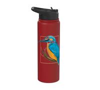Kingfisher | King Fisher | Oiseau Stainless Steel Insulated Water Bottle