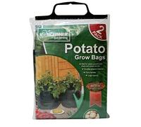 Kingfisher Lot de 2 Sacs pour Culture de Pommes de Terre PB1 - Noir