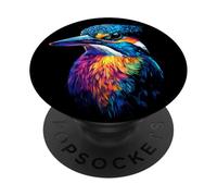 Kingfisher Martin-pêcheur Oiseau Doux Martin-pêcheur PopSockets PopGrip Adhésif
