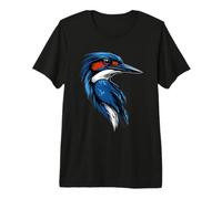 Kingfisher Martin-pêcheur Oiseau Doux Martin-pêcheur T-Shirt Haut de Gamme
