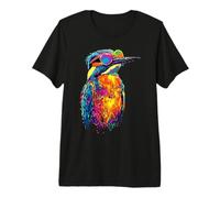 Kingfisher Martin-pêcheur Oiseau Doux Martin-pêcheur T-Shirt Haut de Gamme