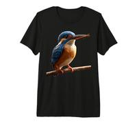 Kingfisher Martin-pêcheur Oiseau Doux Martin-pêcheur T-Shirt Haut de Gamme