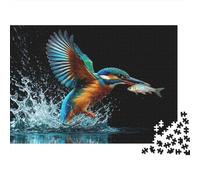 Kingfisher pêche Poisson Puzzle 1000 Pièces Educa Jouet Cadeau Unique De l'art De La Décoration Animaux Jeu Éducatif Challenge Toy Adultes & Enfants des 14 Ans 52x38cm/1000pcs