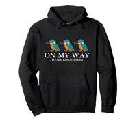 Kingfisher Watcher Bird Lover Ornithologist Biologist Sweat à Capuche