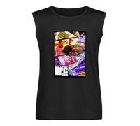 KINGG East Vs West Jorge Masvidal Vs Nate Diaz Christmas Men's Sleeveless T-Shirt Black Graphic Unisex Vests Top Tee Shirt M
