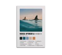 KINGGHYLL Dua Lipa Album Radical Optimism Poster décoratif sur toile pour salon - Décoration murale moderne - 40 x 60 cm - Style sans cadre