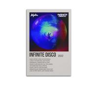 KINGGHYLL Poster Infinite Disco de Kylie Minogue - Impression sur toile - Décoration murale moderne - Style moderne - 30 x 45 cm - Sans cadre
