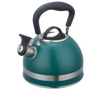 KINGHOFF KH-1855 Bouilloire sifflante en acier 1,8 l Petit format Compatible induction Vert
