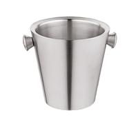 KINGHOFF KH-1891 Seau à glace à double paroi en acier inoxydable 22 x 22 cm