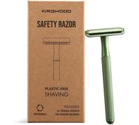 Kinghood Safety Razor, Single Blade Razor For Men, Metal Razor With 10 Double Edged Blades