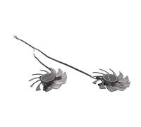 Kingke Lot de 2 ventilateurs VGA GA81S2U pour refroidissement de carte graphique 970 4 broches 12 V 0,35 A 40 x 40 x 40 mm
