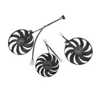 Kingke Ventilateur VGA 89 mm pour carte graphique Radeon RX 5700 XT 8 Go TUF EVO OC RX 5600 XT RX5700 4 broches 12 V