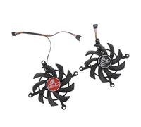 Kingke Ventilateur VGA GA91S2U 75 mm pour carte graphique colorée 3060 Ti RTX3060 12G V2 L-V 4 broches 12 V