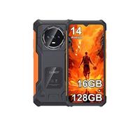 CUBOT KINGKONG ES Téléphone Portable 6.56 HD+ 16GO 128GO Smartphone Android 14 5100mAh Dual SIM 4G-Orange Orange