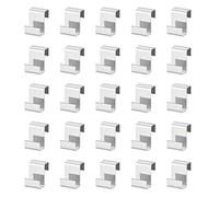 KINGLAKE 100pièces Clips Serre-Z Accessoires de Serre en Acier Inoxydable Clips de Serre Résistant aux Intempéries Pour la Fixation de Panneaux de Serre en Aluminium