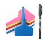 KINGLAKE 500 pièces étiquettes pour plantes potager, étiquette semis plastique, et stylo, pour jardin exterieur rétiquettes à herbes, couleurs