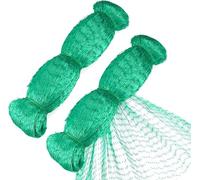 KINGLAKE Filet pour Jardin Vert - 2 Pièces 2x10m Filet Anti-Oiseaux pour Protéger Les Arbres fruitiers, Les légumes, Les Cultures, Les Pois et Les Haricots, Mailles Fines de 15 x 15 mm
