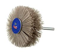 KingLan 80-600 Grit Abrasive Nylon Wheel Brush Wood Working Polishing Grindering Wheel -#320