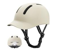 KINGLEAD Casque de vélo Urban Commuter - Casque de vélo élégant pour Homme et Femme - pour Cyclisme, Trekking, Ville - Casque réglable - 55-62 cm