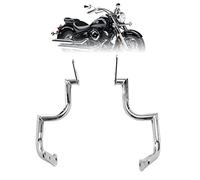 Kinglemc Barre de Protection de Moteur pour Yamaha Vstar1100 Classic Custom Silverado (Argent)