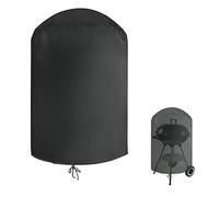 Kingling Housse de barbecue au charbon de bois pour barbecue à gaz, housse imperméable pour barbecue extérieur (housse uniquement) - 77 x 97 cm, noir