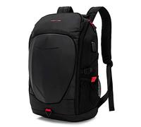 KINGLONG Sac à Dos de Moto de Jeu à Coque dure, Sac à dos Travel | Ordinateur Portable 15-17,3 Pouces avec Port de Charge USB Antivol Imperméable Voyager Hommes Travailler Entreprise Extérieur